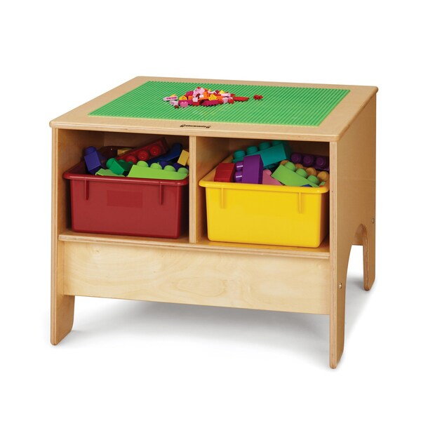 Jonti-Craft KYDZ Building Table, Traditional Brick Compatible, without Tubs - 5744JC
