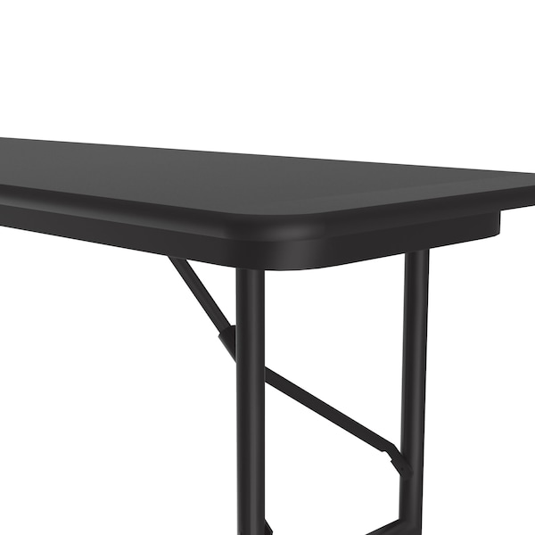 Correll Rectangle Commerical Folding Utility Table, 18" W, 96" L, 29" H, High Pressure Laminate Top - CF1896PX-07