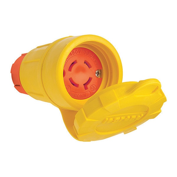 Zoro Select Steriguard, 20A, 3PH 480V, Conexión Turnlock - 27W76AM
