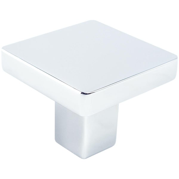 Berenson 1.125 in. Contemporary Advantage One Square Knob, Polished Chrome - BE0950 1026