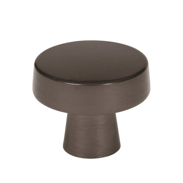 Amerock Blackrock 1-5/8 inch 41mm Diameter Gunmetal Cabinet Knob - 2000642