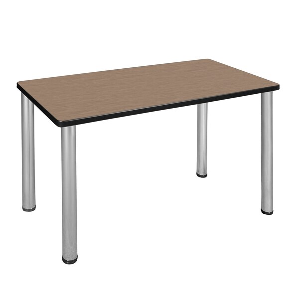 Regency Kee Training Seminar Table, 42 in W, 24 in L, Noble Oak - MT4224NOBPCM