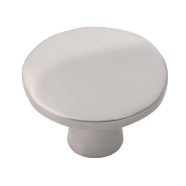 Belwith Products Belwith  1.37 in. Dia. Willow Cabinet Knob - Satin Nickel - BWH076652 SN