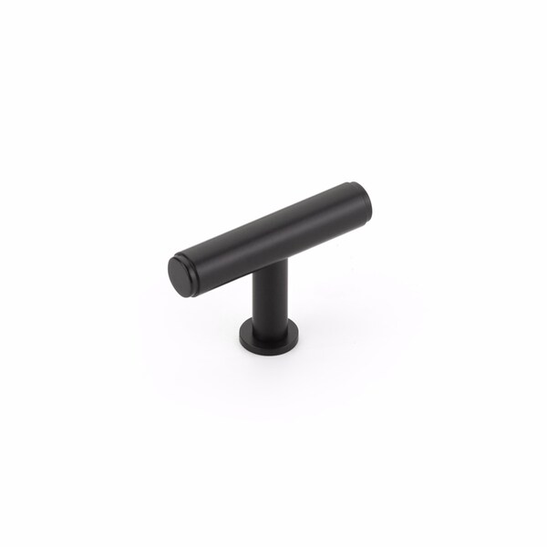 Schaub 2in Pub House T Cabinet Knob Matte Black Finish - 5101-MB