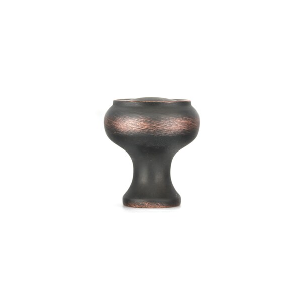 Richelieu 1 3/16 in (30 mm) Brushed Oil-Rubbed Bronze Traditional Metal Cabinet Knob - BP5120530BORB