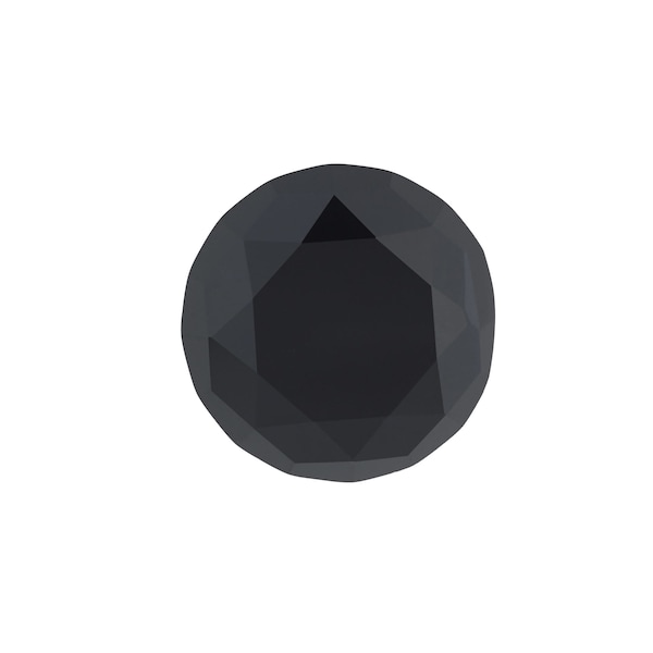 Richelieu 1 9/16 in (40 mm) Chrome, Black Contemporary Cabinet Knob - BP30304014090