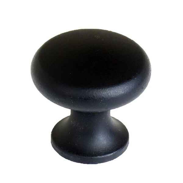 Acorn Mfg Acorn 0.875 in. dia. Petronius Knob, Matte Black - PMCB5
