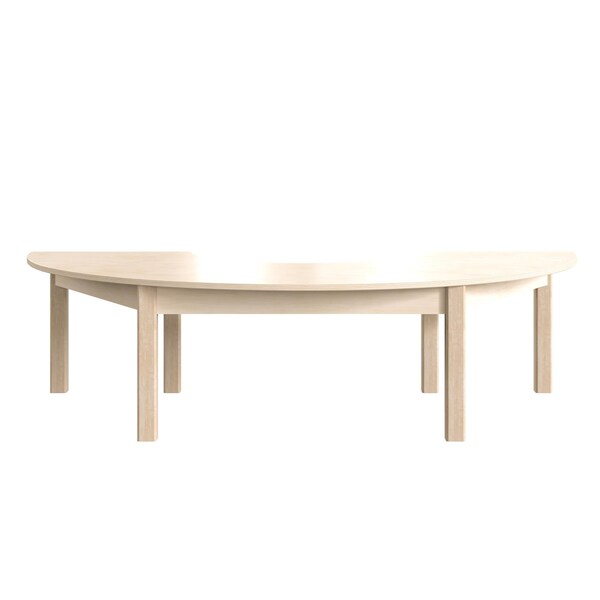 Flash Furniture 29.5 in W, 59 in L, 14.5 in H, Beechwood, Birch Plywood, Beech - MK-ME088013-GG