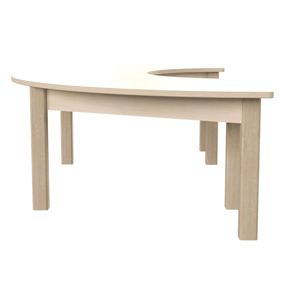 Flash Furniture 29.5 in W, 59 in L, 14.5 in H, Beechwood, Birch Plywood, Beech - MK-ME088013-GG