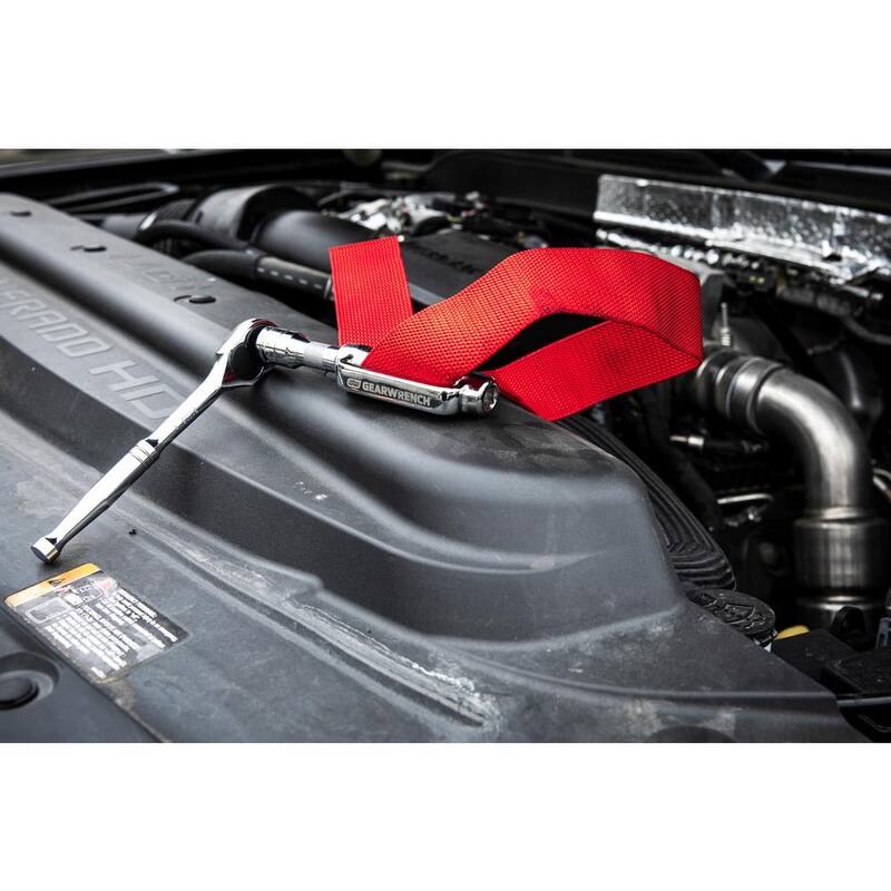 Llave de correa para filtro de aceite de servicio pesado de 3/8 y 1/2 pulg. GEARWRENCH - 3529D