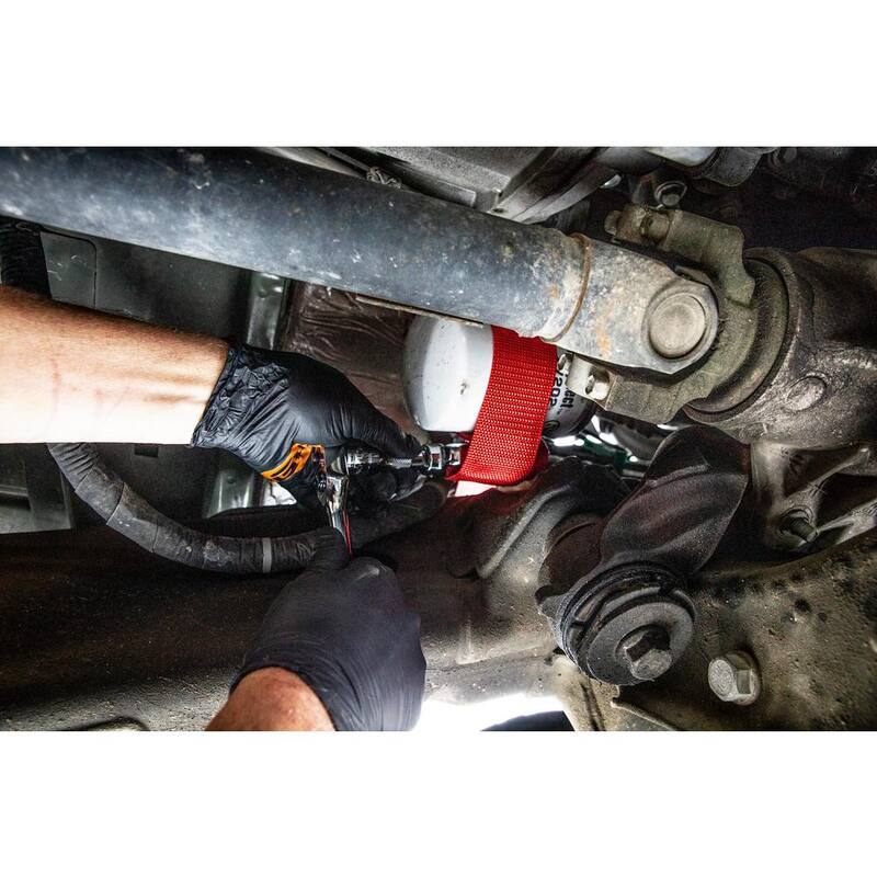 Llave de correa para filtro de aceite de servicio pesado de 3/8 y 1/2 pulg. GEARWRENCH - 3529D