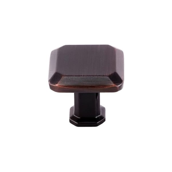 Crown 1" Square Cabinet Knob Oil Rubbed Bronze Finish - CHK9223010B