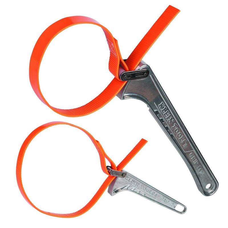 Juego de llaves de correa Grip-It de Klein Tools, con mangos de 6 y 12 pulgadas (2 piezas) - SHBKIT