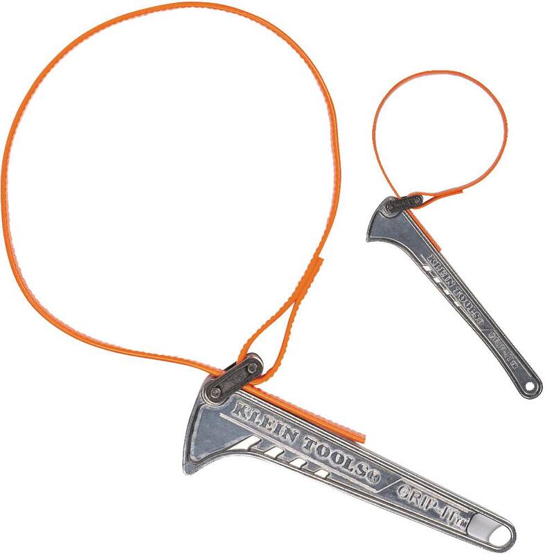 Juego de llaves de correa Grip-It de Klein Tools, con mangos de 6 y 12 pulgadas (2 piezas) - SHBKIT