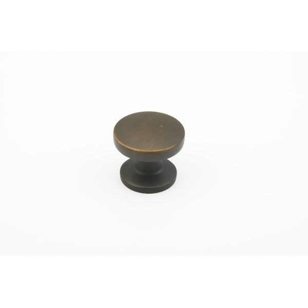 Schaub 1-3/8in Northport Round Cabinet Knob Ancient Bronze Finish - 211-ABZ
