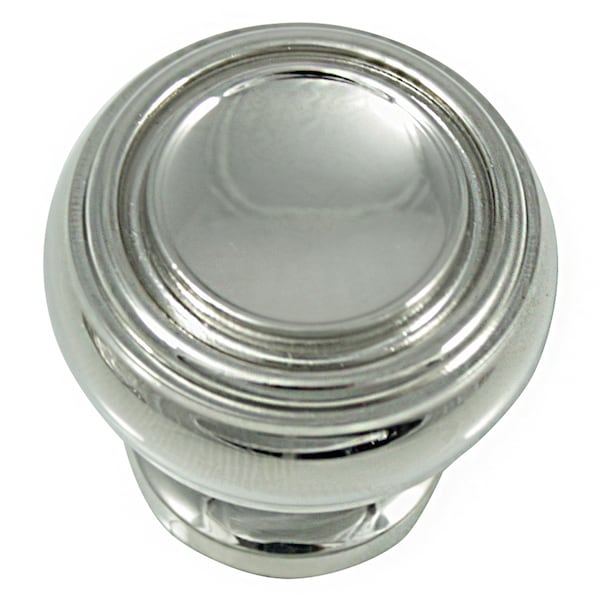 Mng 1 1/4" Knob, Balance, Polished Nickel - 85014