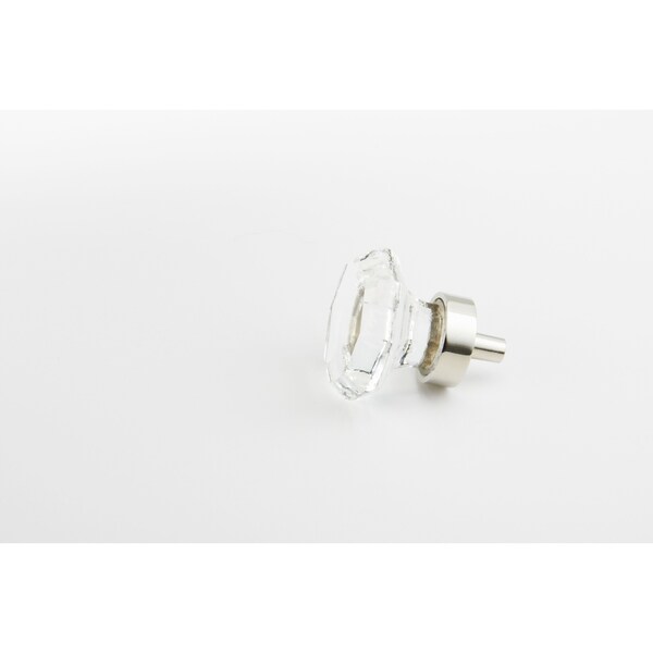Schaub 1-1/4in Octagonal Stargaze Cabinet Knob Polished Nickel Finish - 71-C-PN
