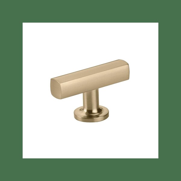 Patioplus 2 in. T- Knob Cabinet Knob - Satin Brass - PA3239600