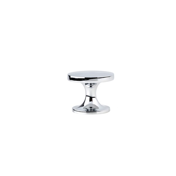 Richelieu 1 23/32 in (44 mm) Chrome Contemporary Cabinet Knob - BP226544140