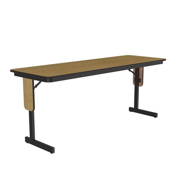 Correll Rectangle Panel Leg Folding Seminar Training Table, 24" W, 60" L, 29" H, High Pressure Laminate Top - SP2460PX-16