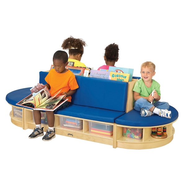 Jonti-Craft Read-a-Round 3 Piece Set, Blue - 37680JC