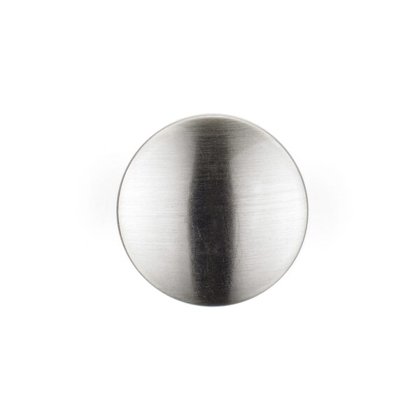 Richelieu 1 3/16 in (30 mm) Brushed Nickel Contemporary Metal Cabinet Knob - BP356011195