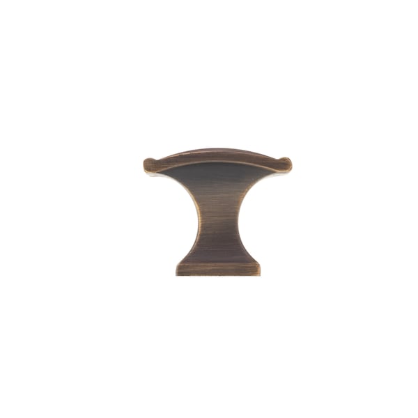 Richelieu 1 3/8 in (35 mm) x 25/32 in (20 mm) Chocolate Bronze Traditional Cabinet Knob - BP260637CBRZ