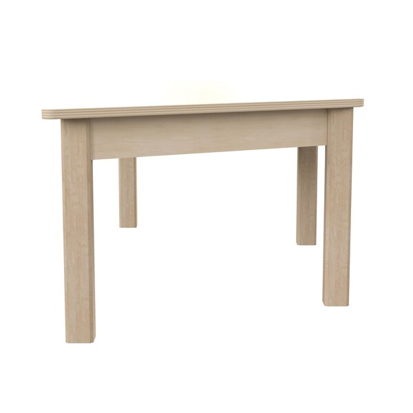 Flash Furniture 20.75 in W, 47 in L, 14.5 in H, Beechwood, Birch Plywood, Beech - MK-ME088016-GG