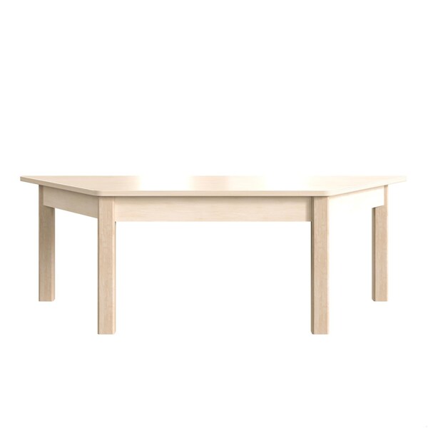 Flash Furniture 20.75 in W, 47 in L, 14.5 in H, Beechwood, Birch Plywood, Beech - MK-ME088016-GG