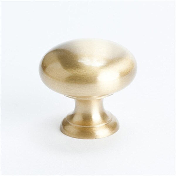 Hd Berenson 1.25 in. Knob- Plymouth Brushed Brass - BE9955 1SB