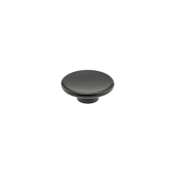 Richelieu 2 1/4 in (57 mm) Matte Black Contemporary Cabinet Knob - BP860857900