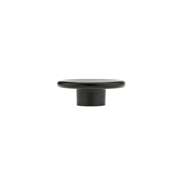 Richelieu 2 1/4 in (57 mm) Matte Black Contemporary Cabinet Knob - BP860857900