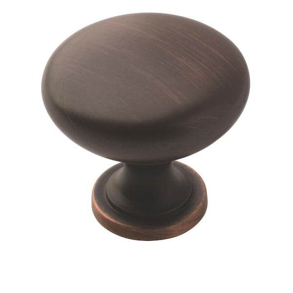 Amerock Edona 1-1/4 in 32 mm Diameter Oil-Rubbed Bronze Cabinet Knob, 25PK - 1923272