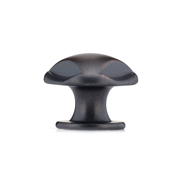 Richelieu 1 5/16 in (33 mm) Brushed Oil-Rubbed Bronze Traditional Metal Cabinet Knob - BP2391533BORB