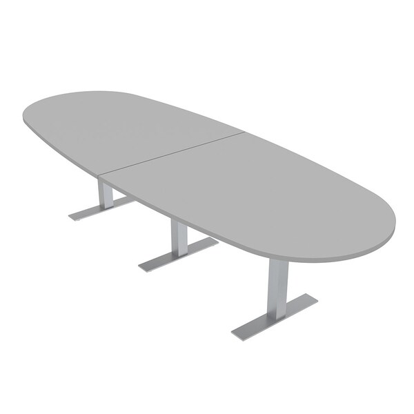 Skutchi Designs 45 in W, 120 in L, 29 in H, Engineered Wood Top, Grey - HAR-BOVL-46X119-T-XD01