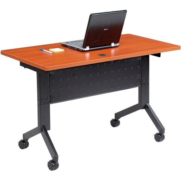 Interion By Global Industrial Flip-Top Table, 24 in W, 48 in L, 29-1/2 in H - 695123