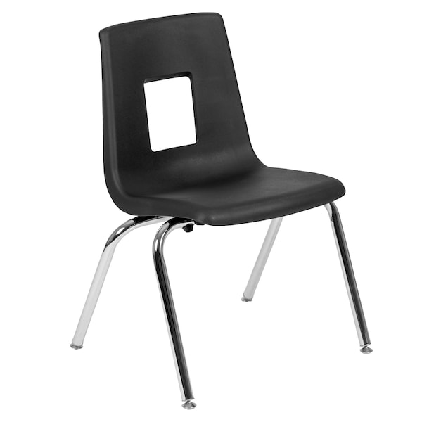 Flash Furniture Mobile 47.5" Circle Wave Grey Table Set-16" Chairs - XU-GRP-16CH-A48-HCIRC-GY-T-A-CAS-GG