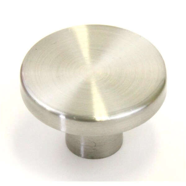 Contempo Living 1.125 in. Stainless Steel Brushed Nickel Cabinet Knob Handle - ALKNOB118