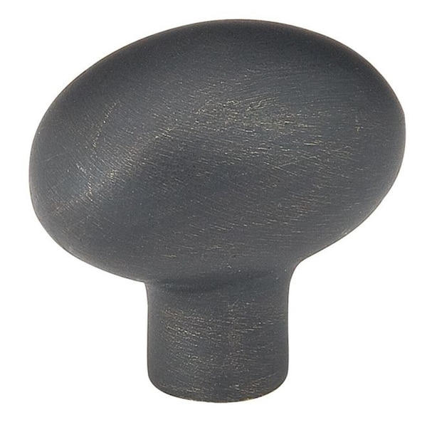 Patioplus Bronze Egg 1.25 in. Cabinet Knob, Medium Bronze - PA1621451