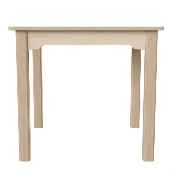 Flash Furniture 23.5 in W, 23.5 in L, 21.25 in H, Beechwood, Birch Plywood, Beech - MK-ME088009-GG