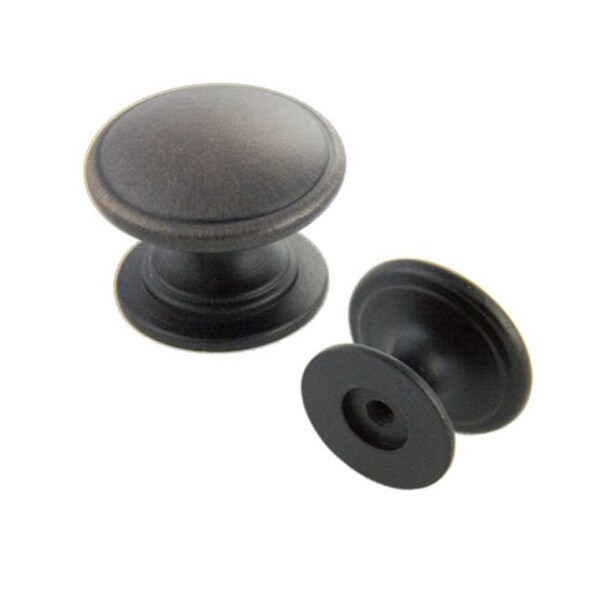 Crown 1-1/4" Cabinet Knob Oil Rubbed Bronze Finish - CHK8098010B