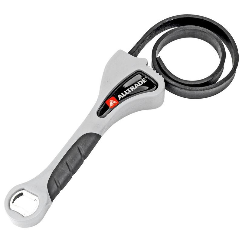 Alltrade Grips abre y gira la correa de capacidad de 6-3/8 pulgadas - Llave de correa 070007