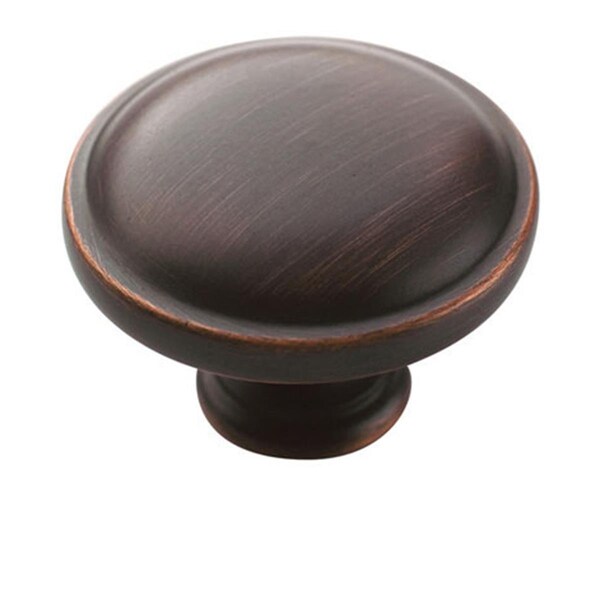 Hd Amerock 1.25 in. Knob- Oil Rubbed Bronze - A53015 ORB