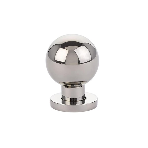 Kd Mobiliario 1 in. Modern Globe Cabinet Knob, Bright Nickel - KD3240009