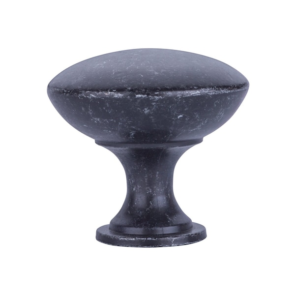 South Main Hardware Round Cabinet Knob, 1.57" Diameter, Antique Silver, 25PK - SH232-AS-25