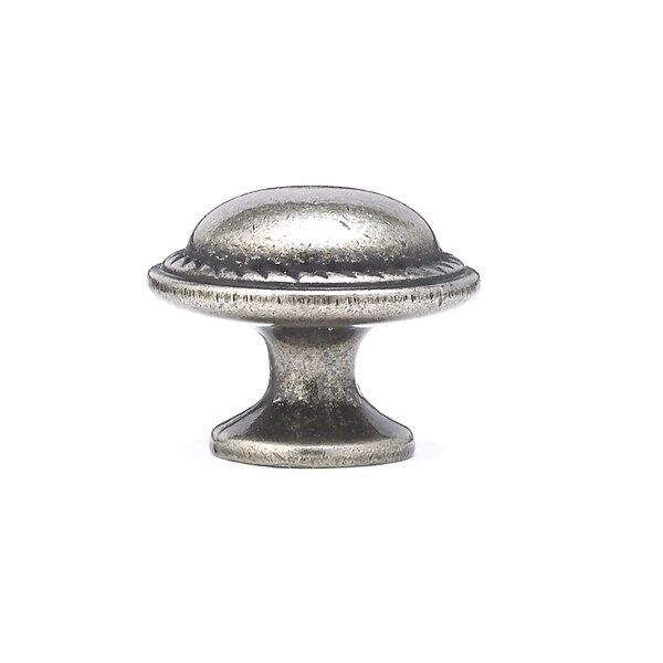 Richelieu 1 3/16 in (30 mm) Natural Iron Traditional Metal Cabinet Knob - BP92830908