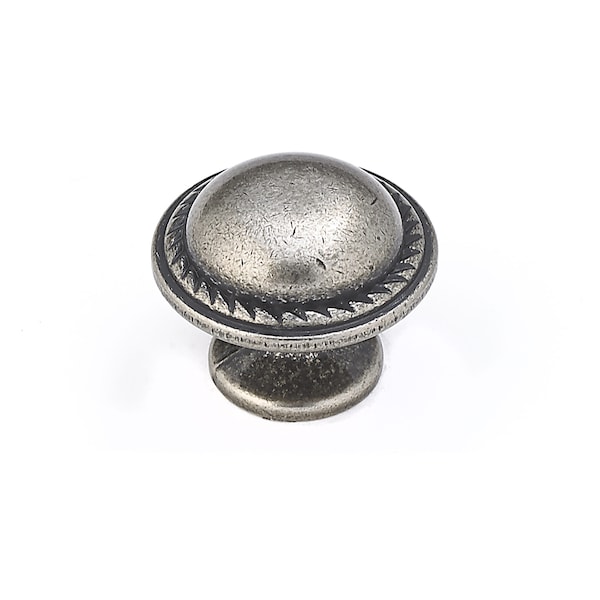 Richelieu 1 3/16 in (30 mm) Natural Iron Traditional Metal Cabinet Knob - BP92830908