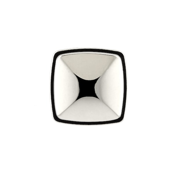 Richelieu 1 7/32 in (31 mm) x 1 7/32 in (31 mm) Polished Nickel Transitional Cabinet Knob - BP81091180