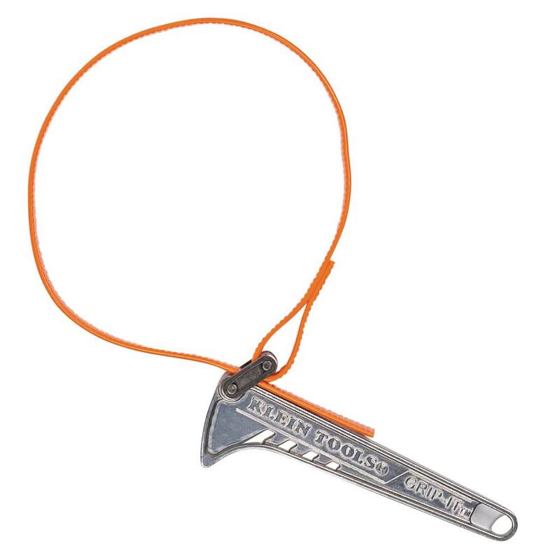Llave de correa Grip-It de 1-1/2 a 4 pulgadas, 6 pulgadas, mango - S6HB de Klein Tools