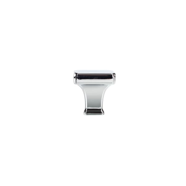 Richelieu 1 3/16-inch (30 mm) x 25/32-inch (20 mm) Chrome Transitional Cabinet Knob - BP865030140
